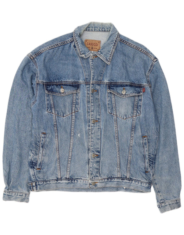 Casucci Chaqueta vaquera para hombre UK 42 XL Algodón azul