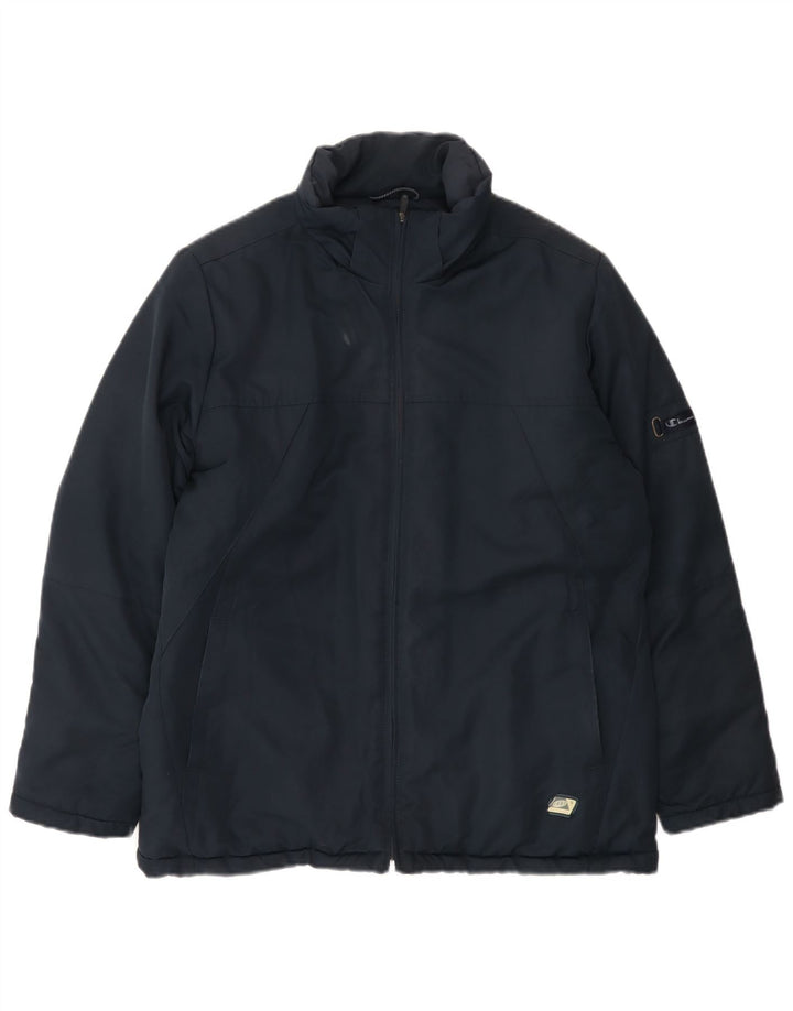 Champion Chaqueta cortavientos para hombre UK 36 Small Poliéster azul marino