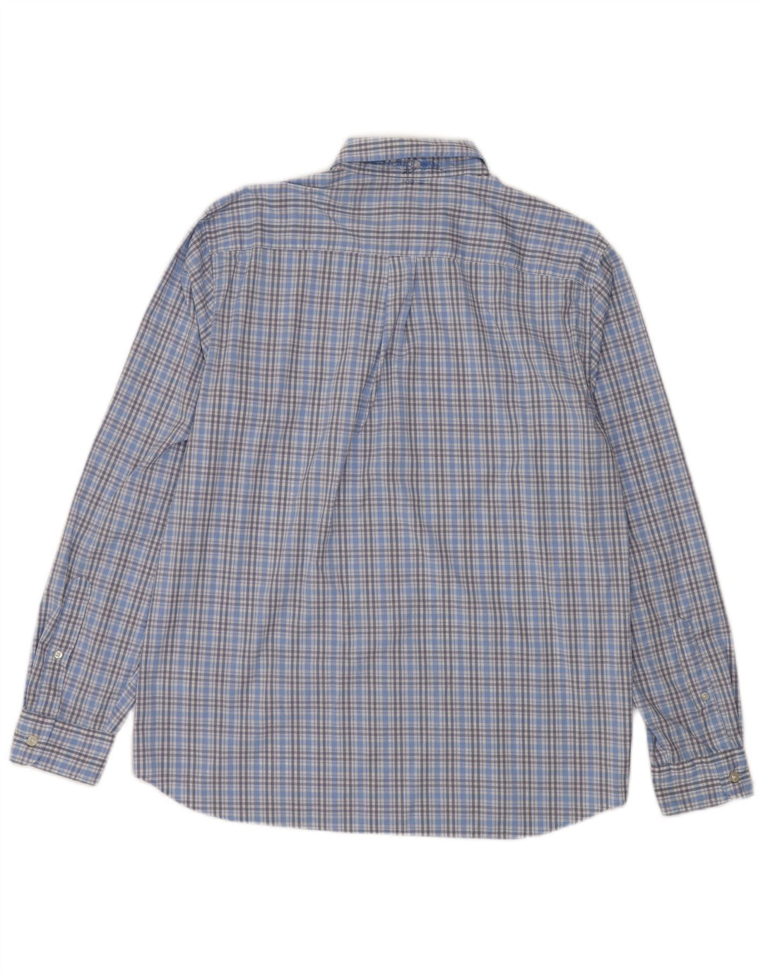 Vineyard Vines Camisa de corte clásico para hombre Nylon a cuadros azul medio