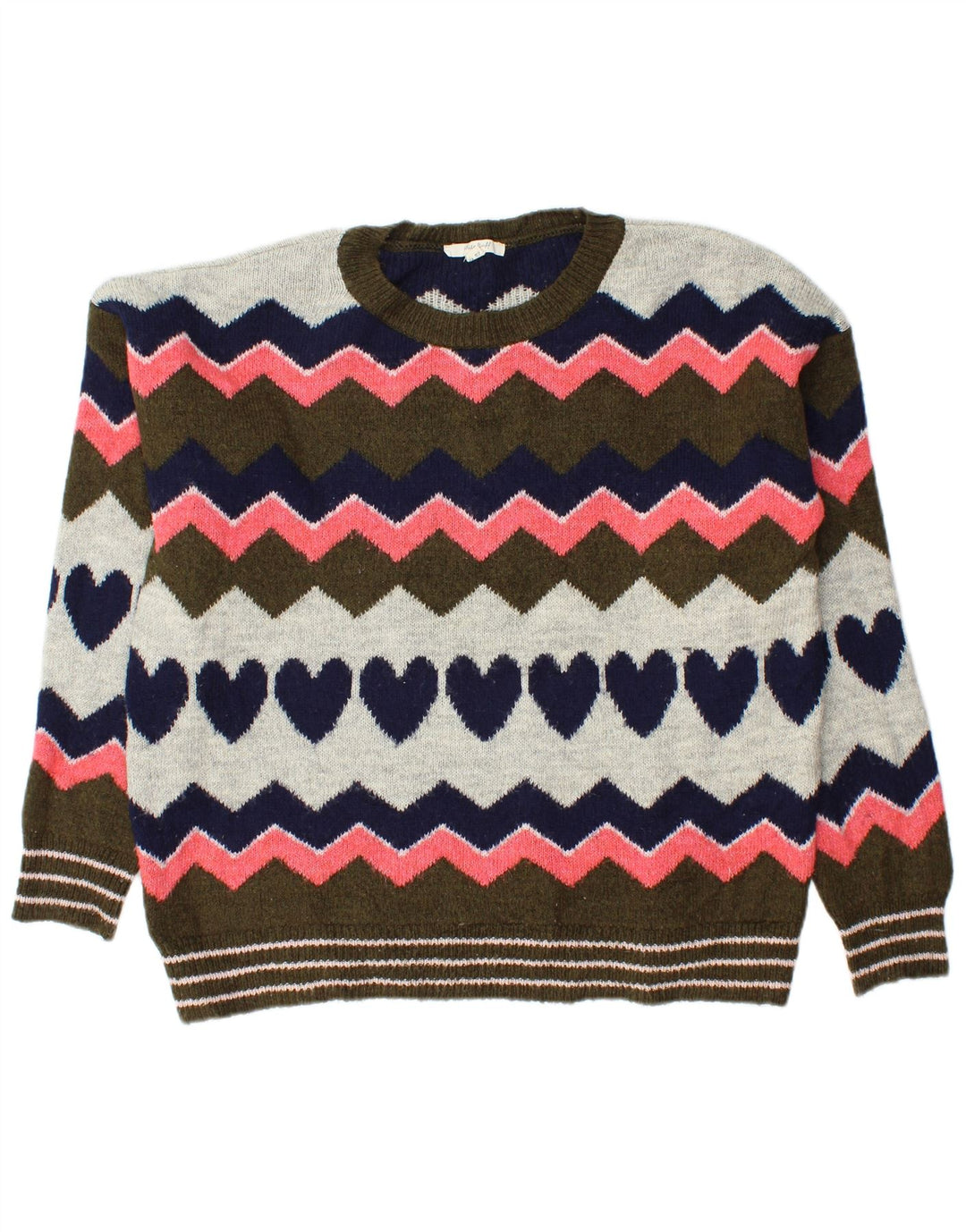 White Stuff - Jersey de cuello redondo para mujer, talla M, multicolor