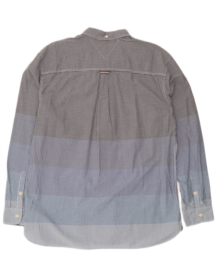 Tommy Hilfiger Camisa Regular Fit para Hombre 2XL Algodón Vichy Multicolor