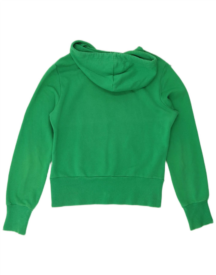 ADIDAS Jersey con capucha y gráfico corto para mujer EU 38 Algodón verde medio