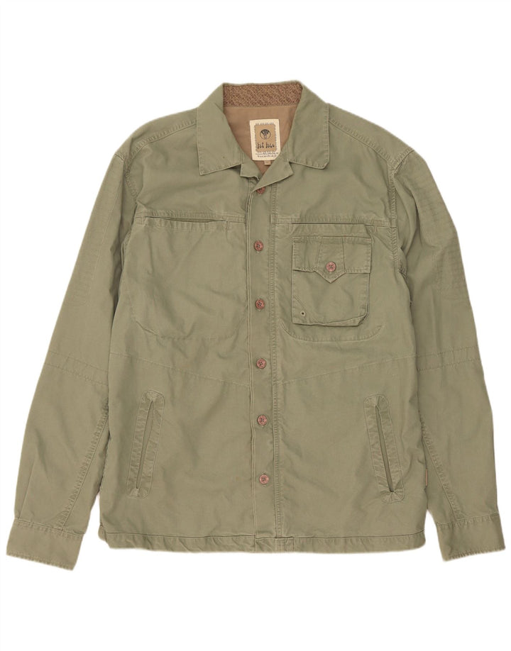 Chaqueta utilitaria para hombre Fat Face UK 38 Algodón caqui mediano