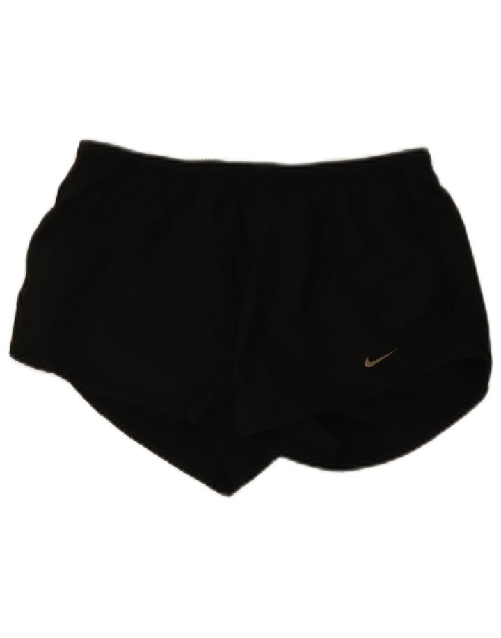 NIKE - Pantalones cortos deportivos Dri Fit para mujer, talla 40, talla mediana, color negro