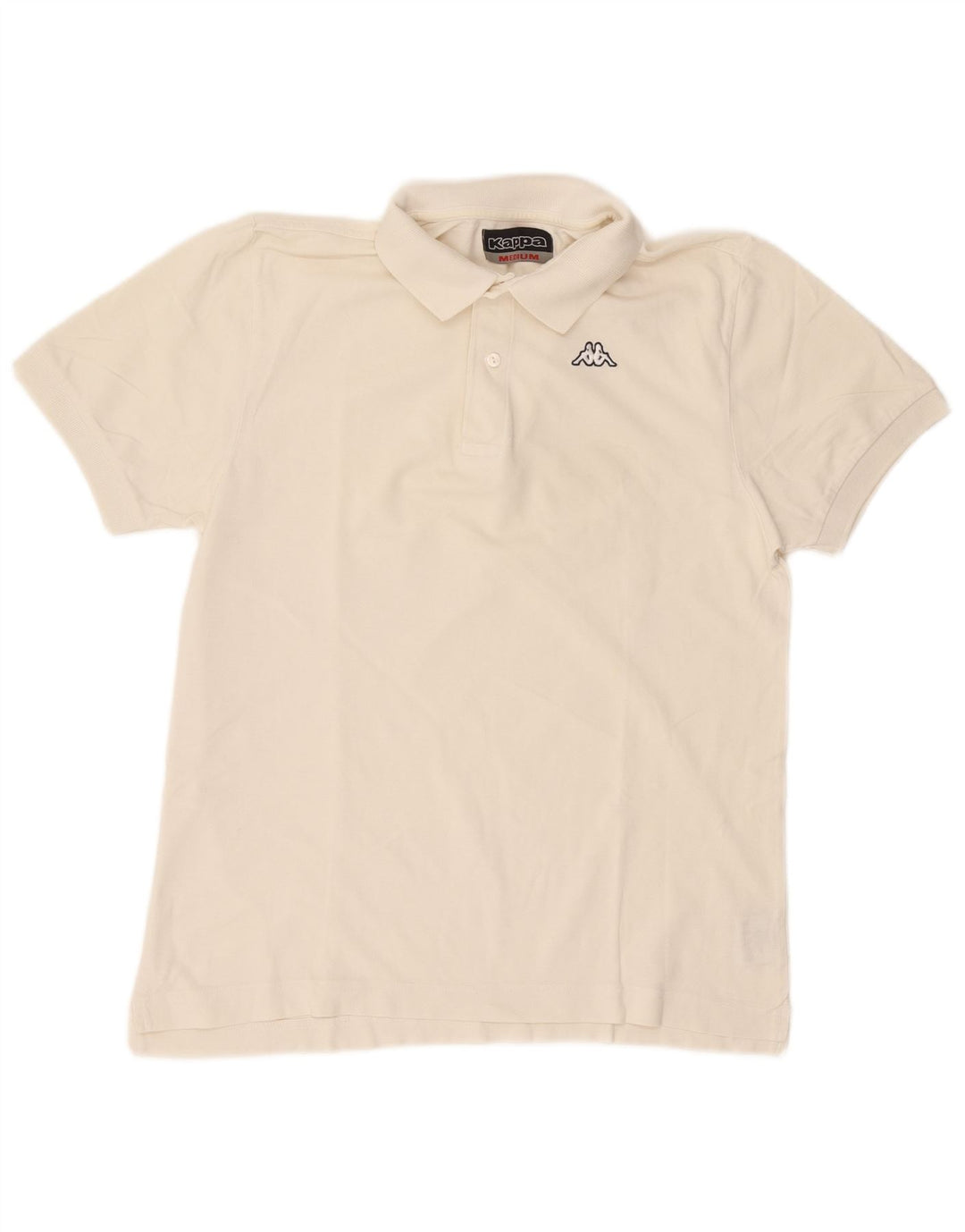 Kappa Polo Hombre Medium Off White Algodón