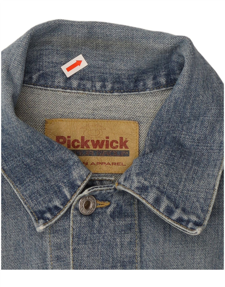 Pickwick Chaqueta vaquera para hombre UK 38 Algodón azul medio