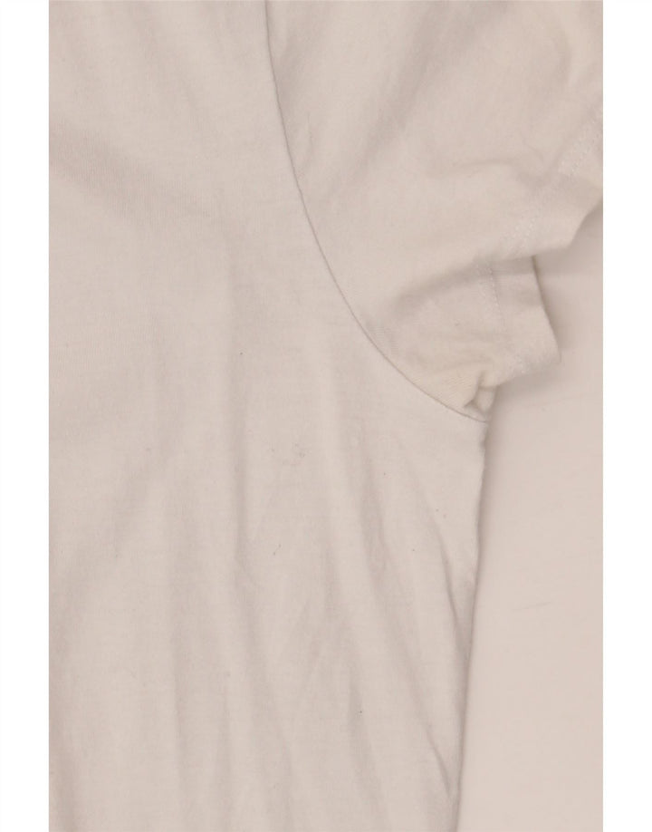LEVI'S Camiseta gráfica para mujer Top UK 44 Medium White