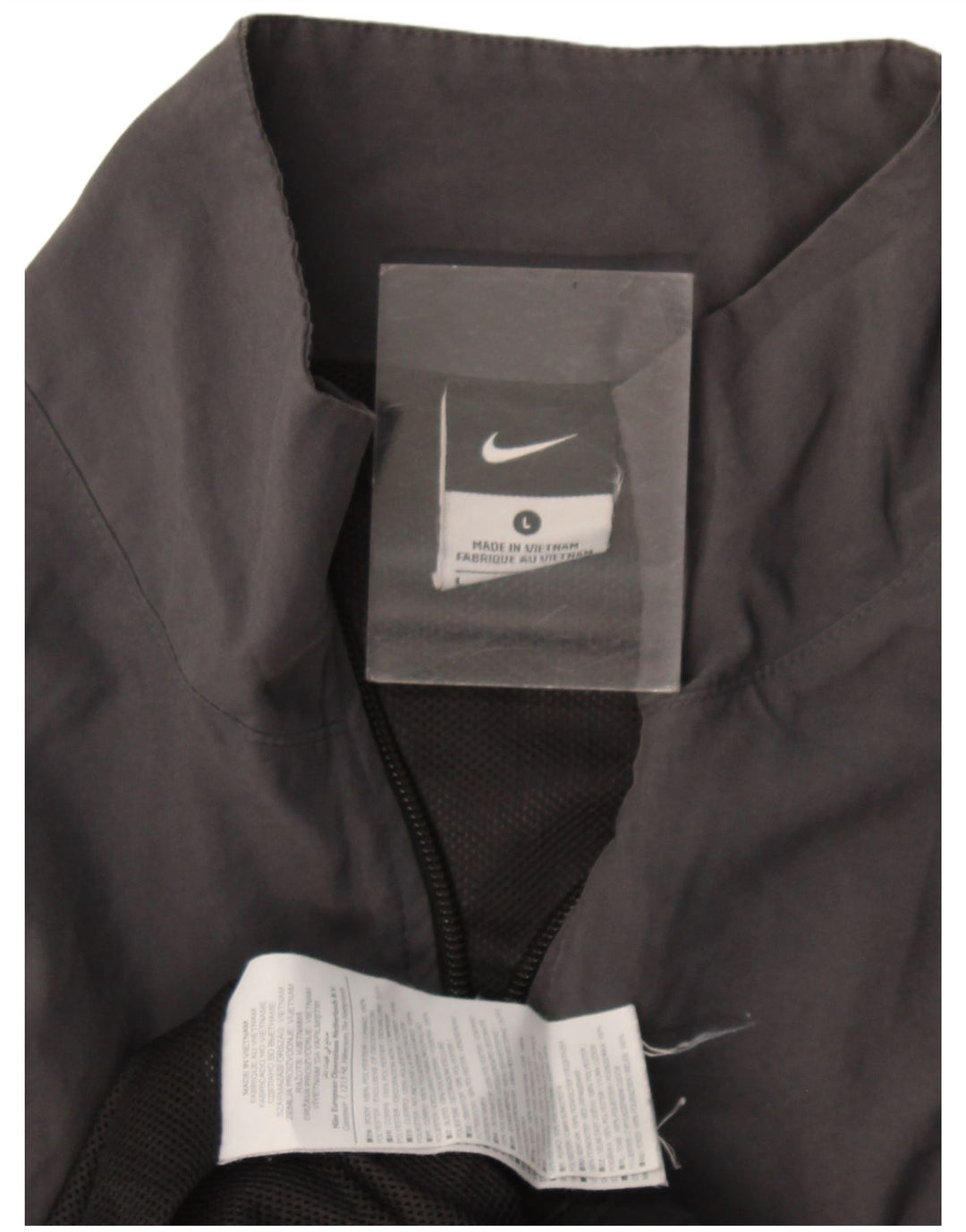 Nike - Chaqueta de chándal para hombre, talla grande, color gris, poliéster