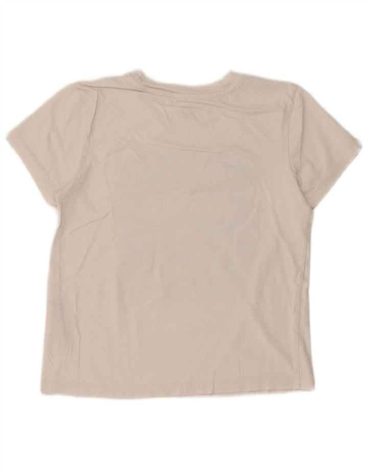 VANS Camiseta corta con gráfico para mujer UK 6 XS Algodón blanco