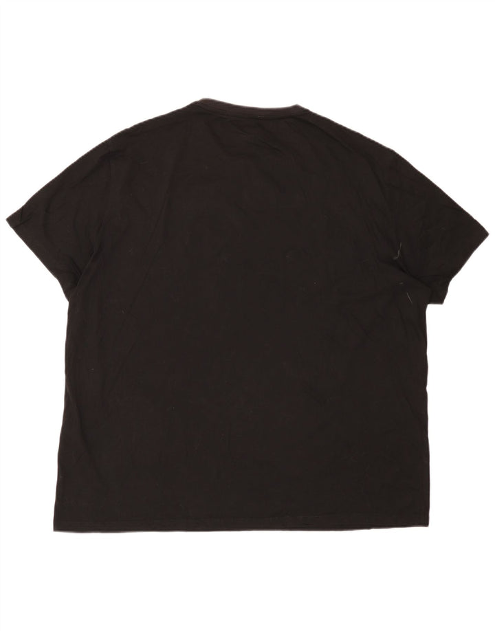 Armani Exchange Camiseta gráfica regular para hombre Top 2XL Negro