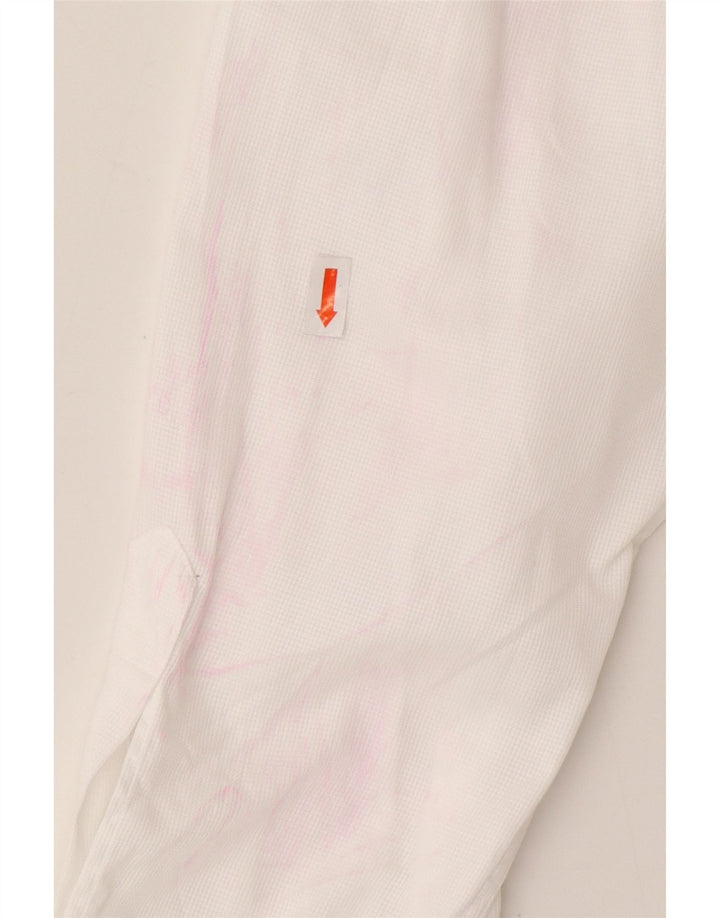 ROCCOBAROCCO Camisa formal para hombre Talla 17 1/2 44 XL Blanco