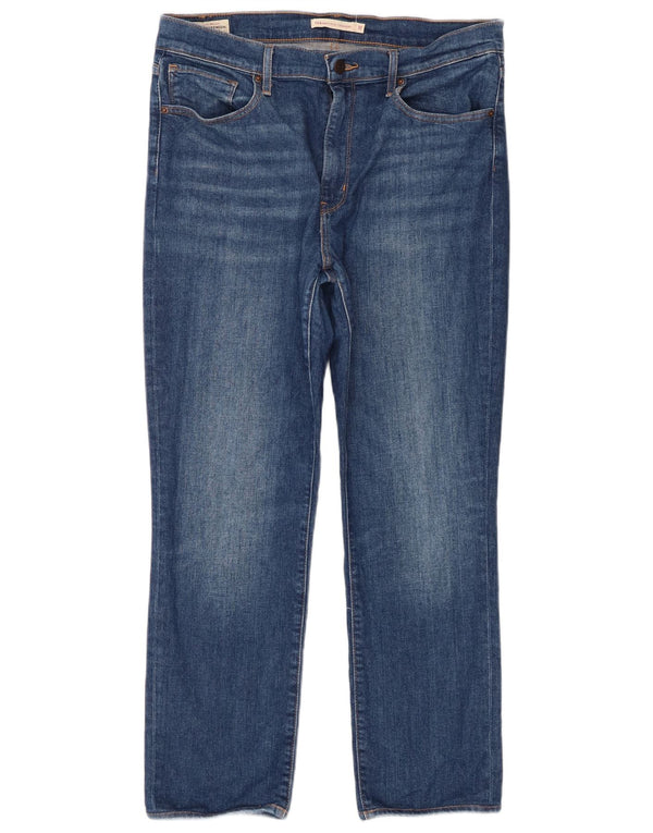 Levi's Mujer 724 Vaqueros Rectos De Tiro Alto W32 L26 Azul