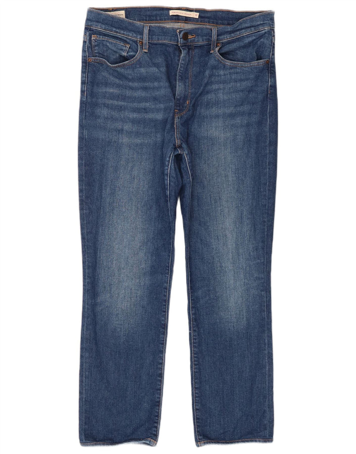 Levi's Mujer 724 Vaqueros Rectos De Tiro Alto W32 L26 Azul