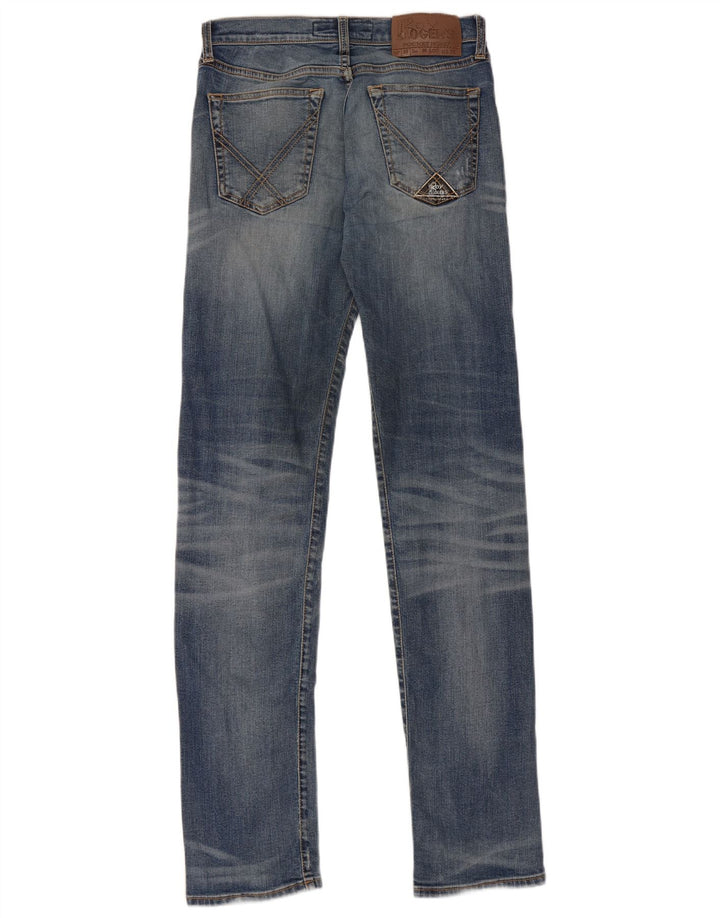 Vaqueros rectos para mujer Roy Rogers W29 L33 Algodón azul