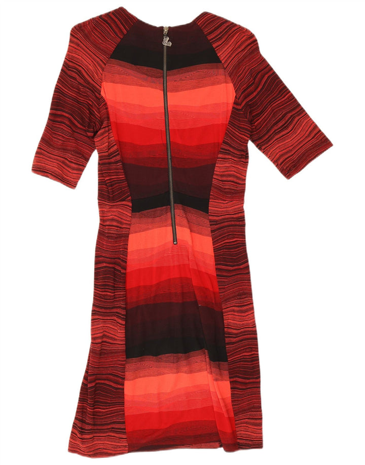 Desigual Vestido tubo para mujer UK 10 Pequeño rojo a rayas