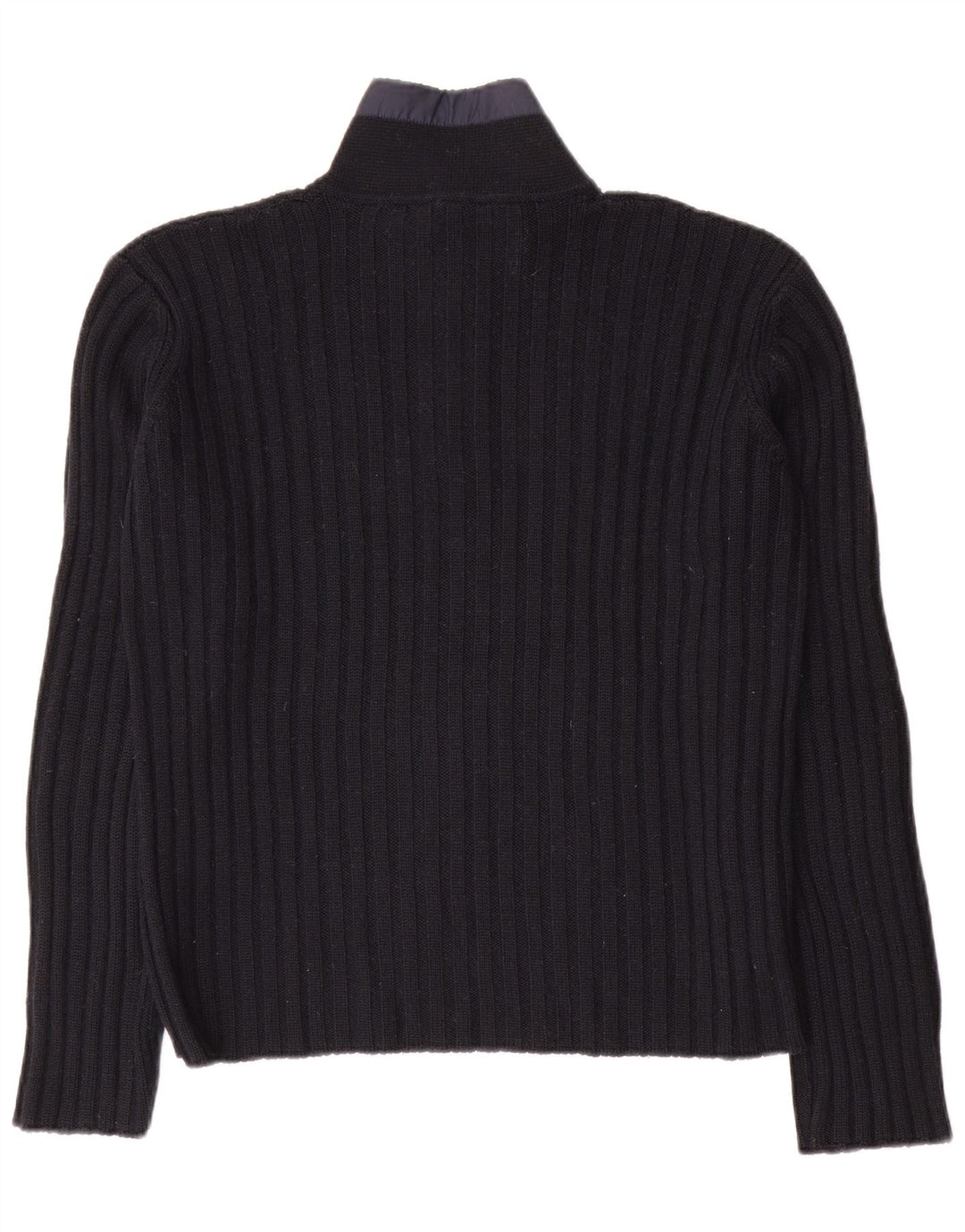 North Sails Jersey De Cuello Con Cremallera Para Hombre Pequeño De Lana Azul Marino