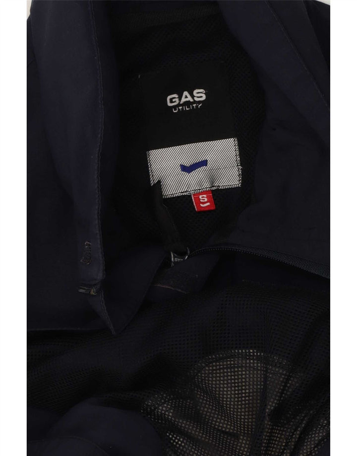 Gas Mens Utility Jacket UK 36 Small Azul Marino Poliéster