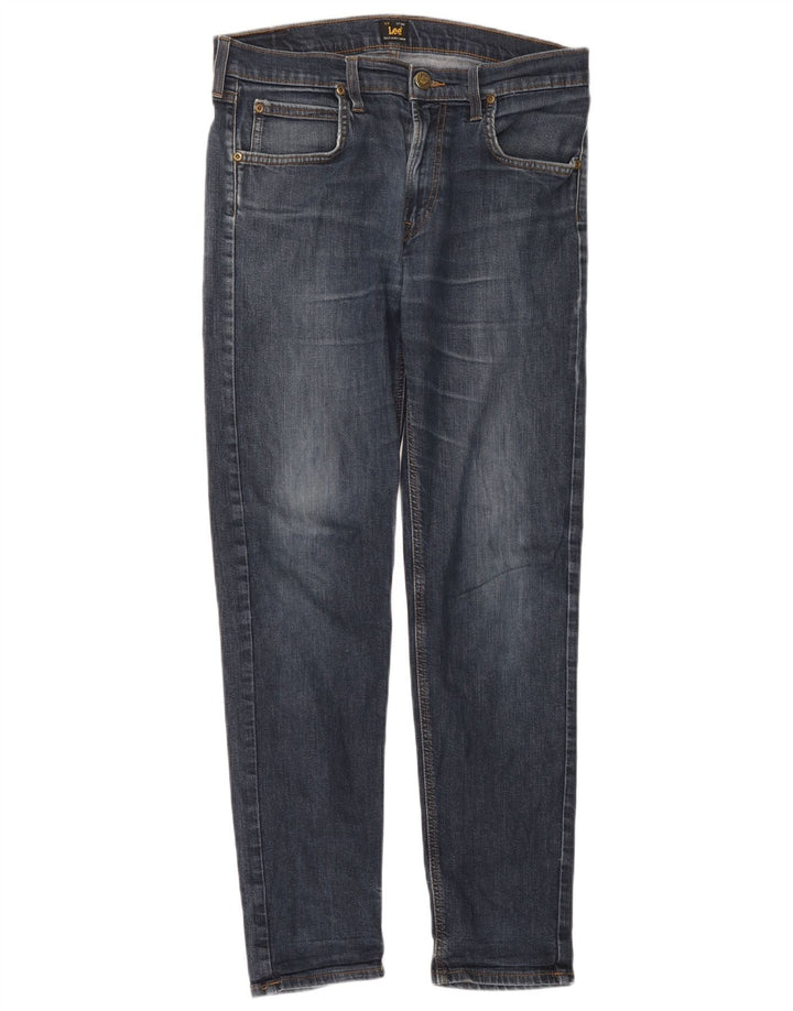 Vaqueros Lee Arvin Slim para Hombre W32 L32 Algodón Azul Marino