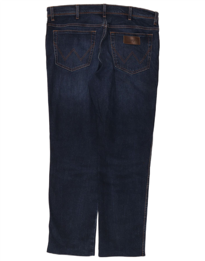 Wrangler Vaqueros ajustados Texas para hombre W36 L29 Algodón azul marino