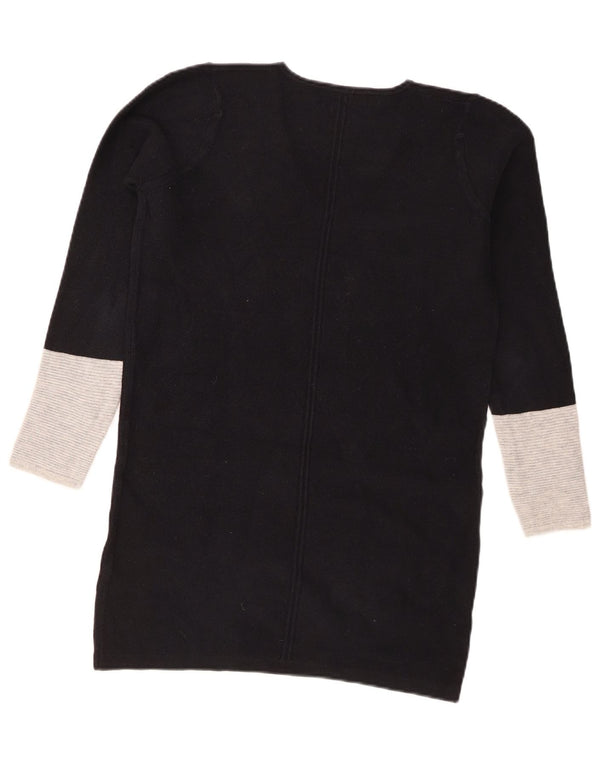 Jersey Marks & Spencer con cuello en V para mujer UK 8 Small Black Colourblock
