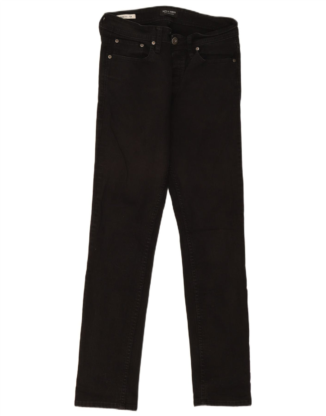 Jack & Jones Tim Slim Jeans para Hombre W29 L30 Algodón Negro