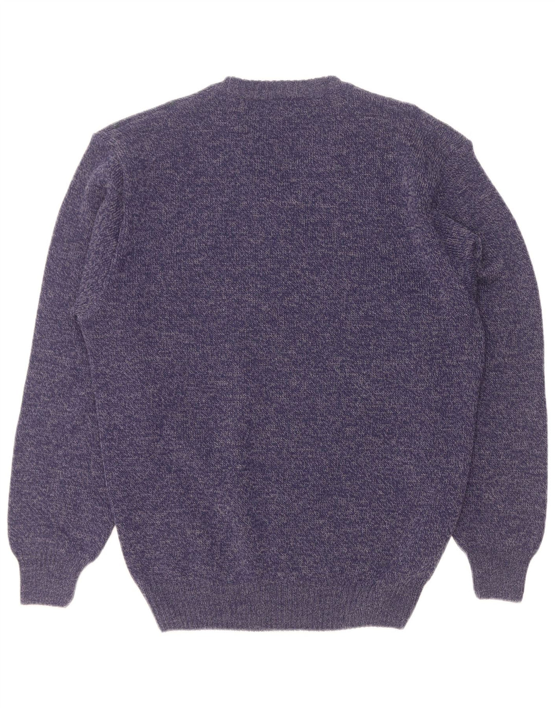 Tris Line - Jersey con cuello en V para hombre, talla grande, color azul marino, geométrico