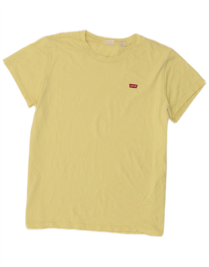 Levi's Camiseta para Mujer Top UK 44 Grande Amarillo