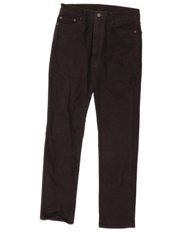 Levi's Hombre 511 Slim Jeans W30 L32 Algodón Negro