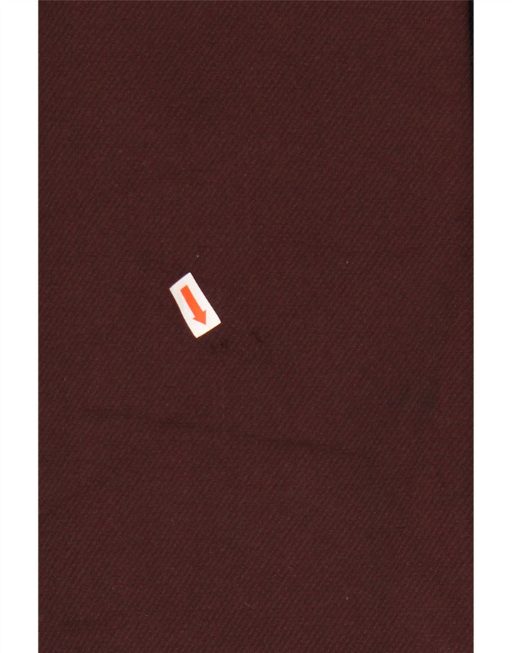 Chaleco abierto ZARA Mujer UK 10 Small Granate Poliéster