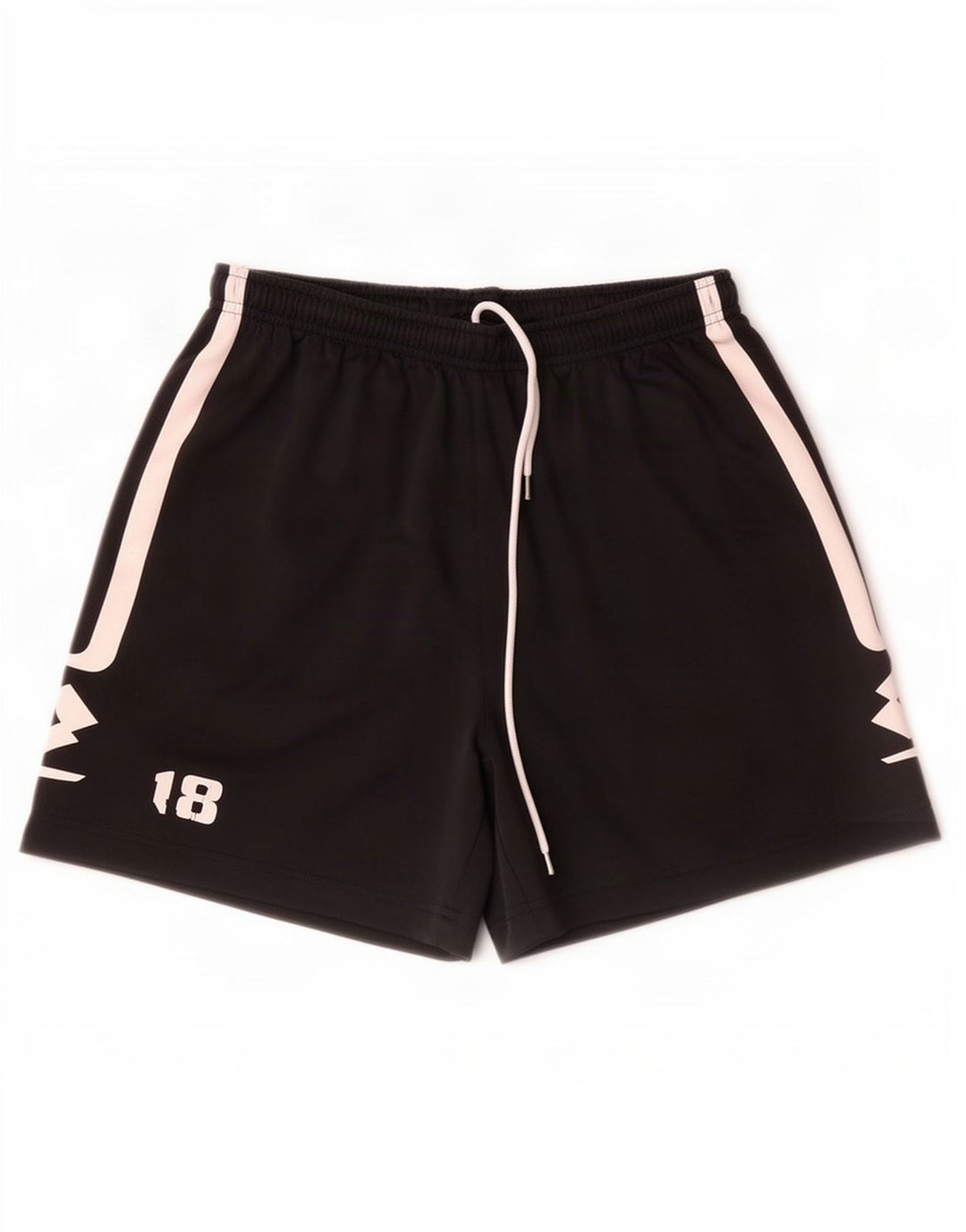 Lotto Hombre Shorts Deportivos Medium Black Colorblock