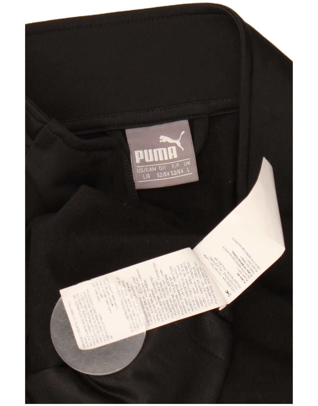 Puma Mens Chándal Top Chaqueta Grande Poliéster Negro