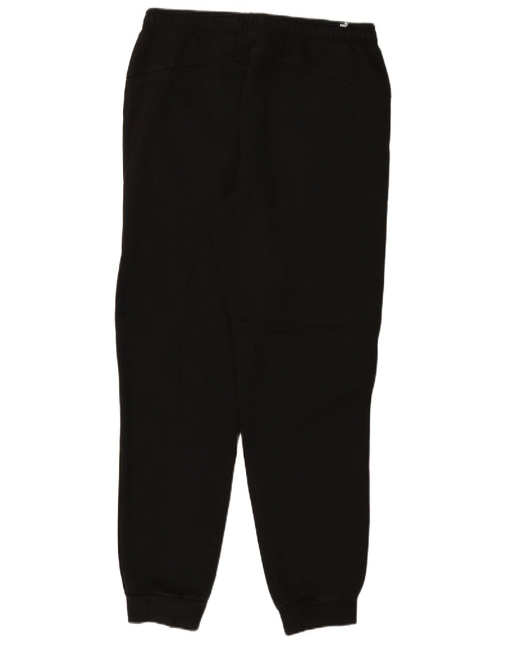 PUMA Pantalones de chándal con estampado gráfico para hombre Joggers Large Black