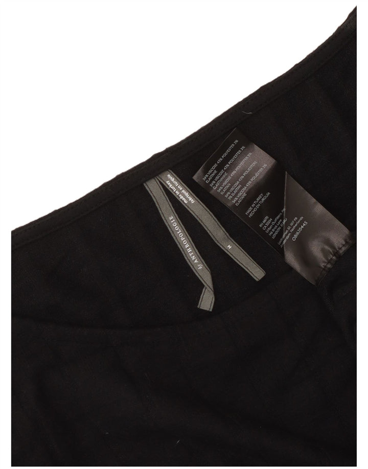 Anthropologie Top para mujer de manga larga UK 42 Viscosa negra mediana