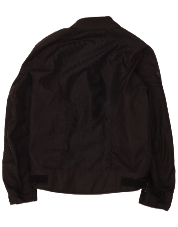 Course Chaqueta gráfica para hombre, talla 38, poliéster negro mediano