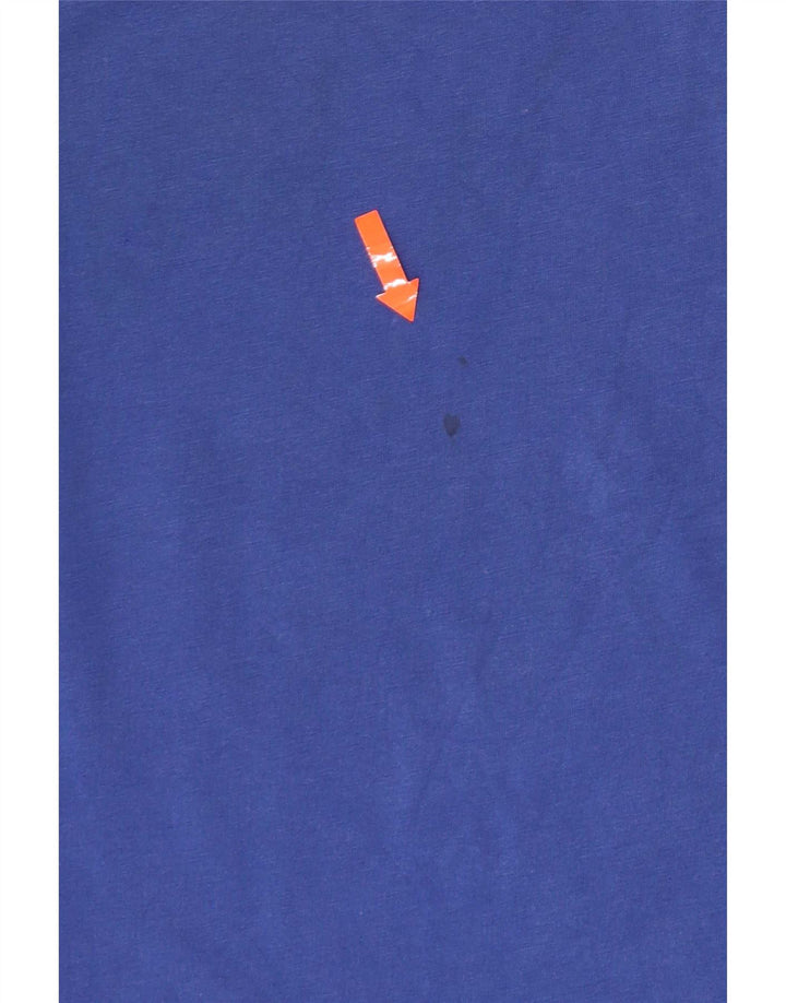 Champion Camiseta Gráfica Para Hombre Top Algodón Azul Medio