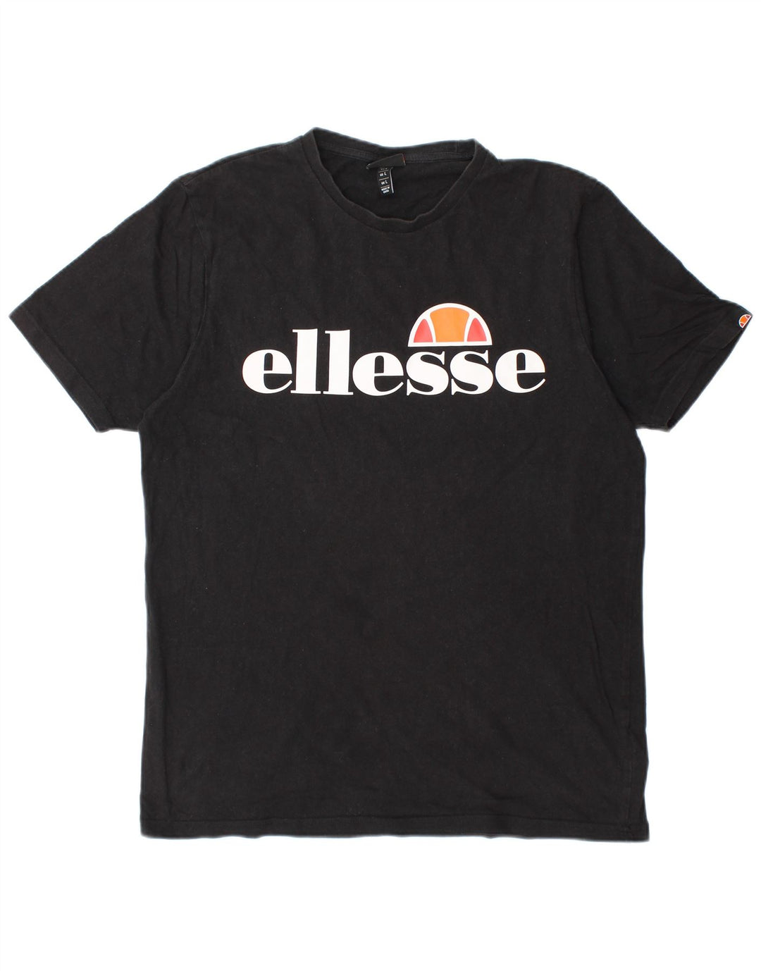 ELLESSE Camiseta gráfica para hombre Top Grande Negro