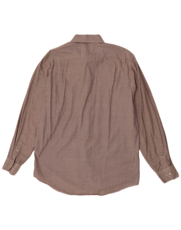 Camisa Izod Hombre Algodón Marrón Medio
