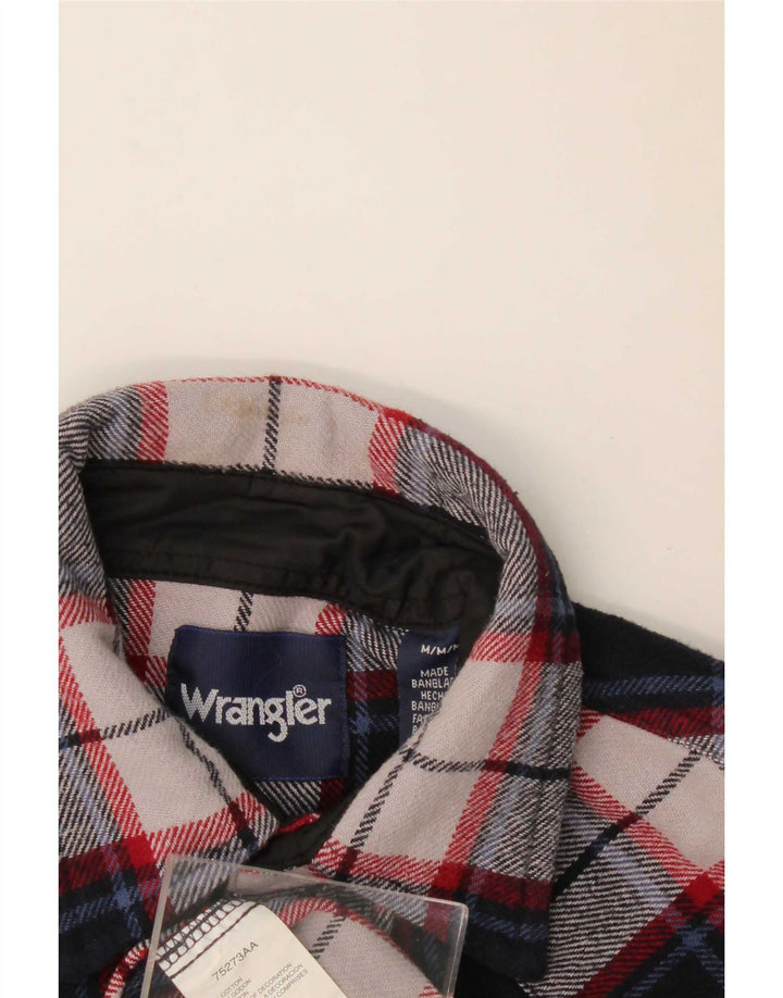 Wrangler Camisa De Franela Para Hombre Algodón A Cuadros Azul Marino Mediano