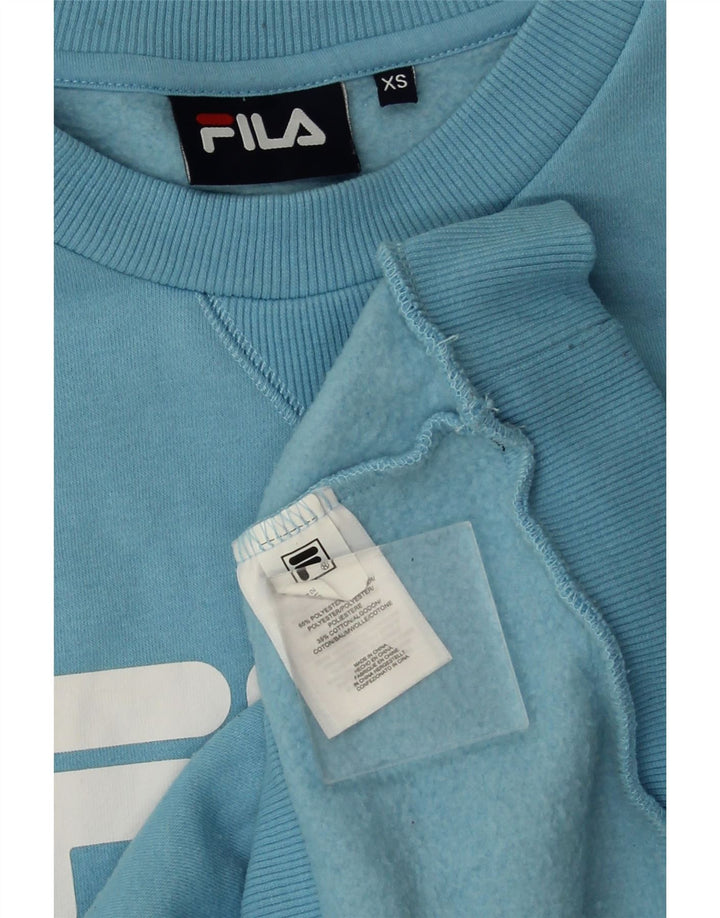 Fila Sudadera Gráfica Para Hombre Jumper XS Poliéster Azul