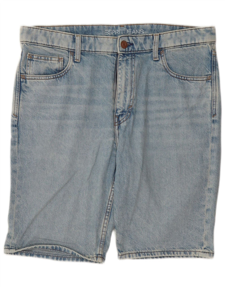 Esprit Shorts vaqueros para hombre W33 Algodón azul medio