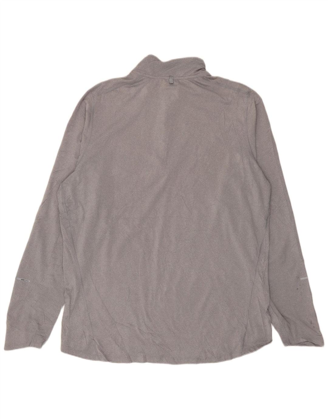 Nike Hombre Dri Fit Jersey Chándal Top Grande Gris Poliéster