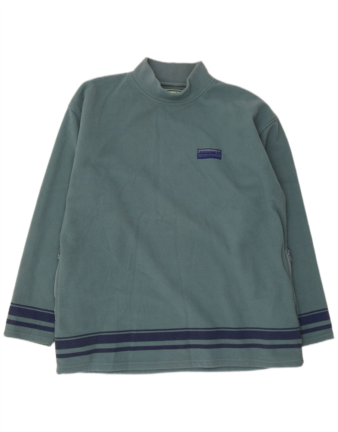 SONNETI Jersey Polar Hombre 4XL Poliéster Rayas Azules