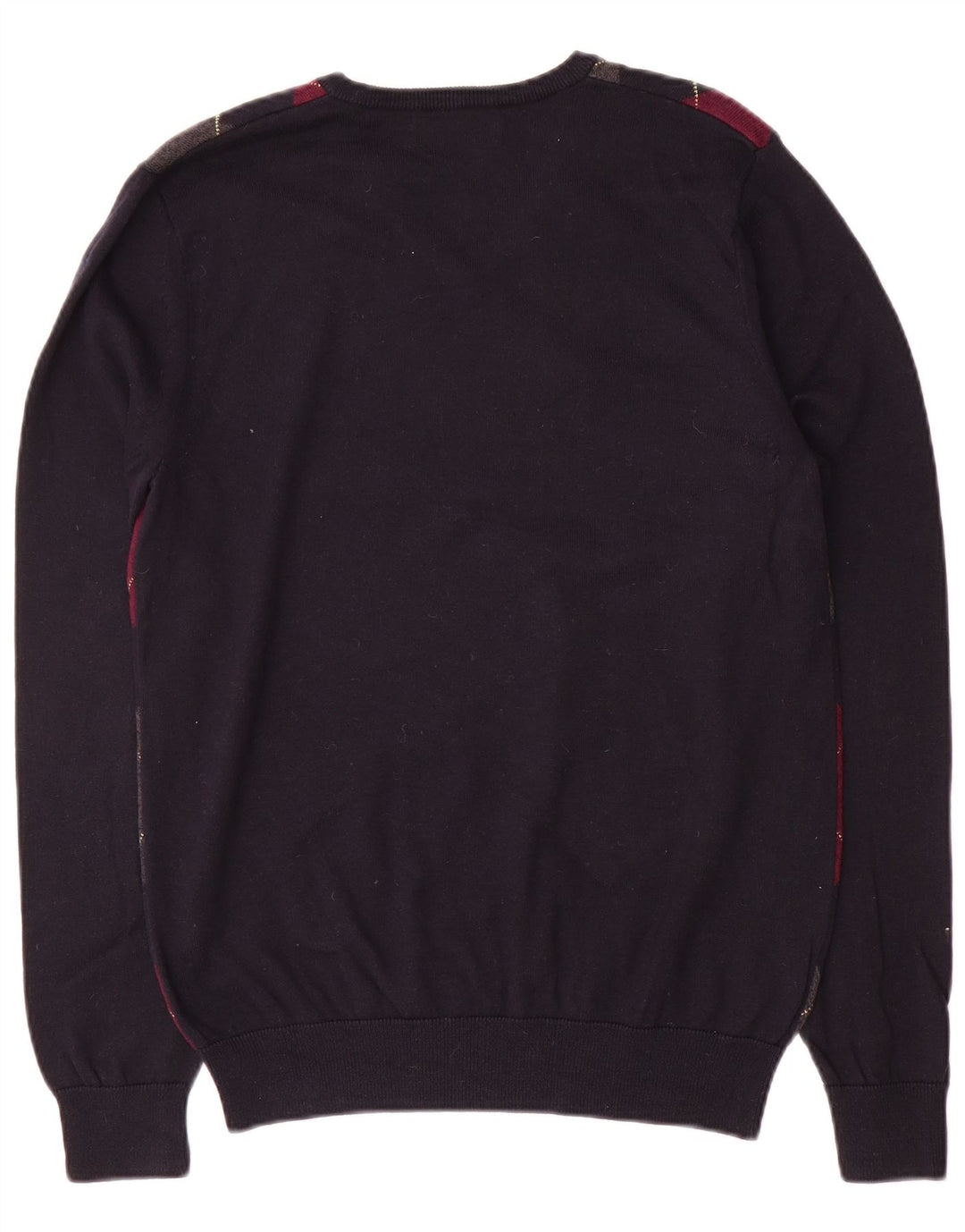 Fred Perry Jersey Con Cuello En V Para Hombre Azul Marino Medio Argyle/Diamante