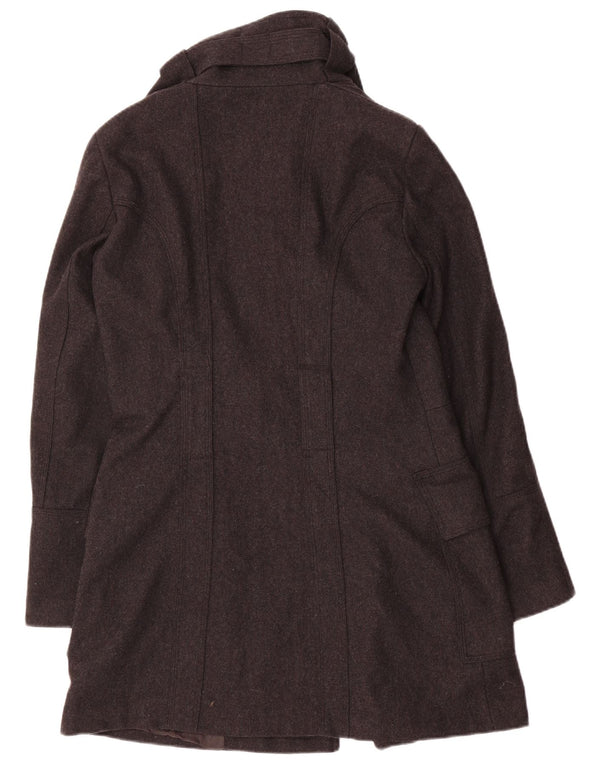 Zara Mujer Abrigo UK 44 Grande Lana Gris