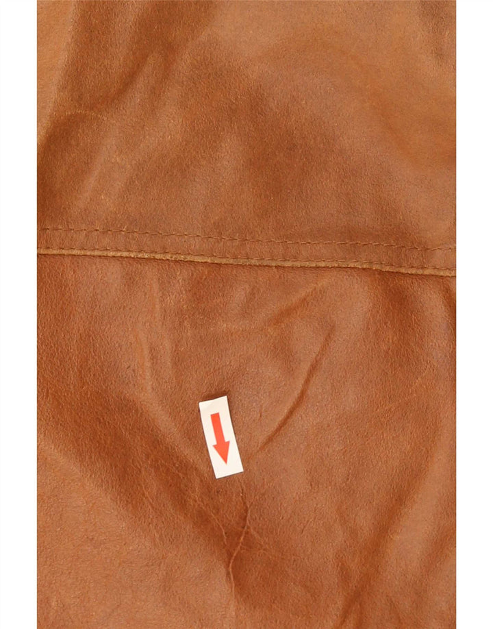 Bata Chaqueta de cuero para hombre UK 38 Marrón medio