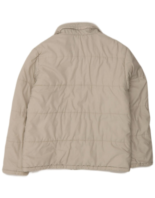 Reebok Chaqueta cortavientos para mujer UK 46 Grande Blanco Poliéster Deportes