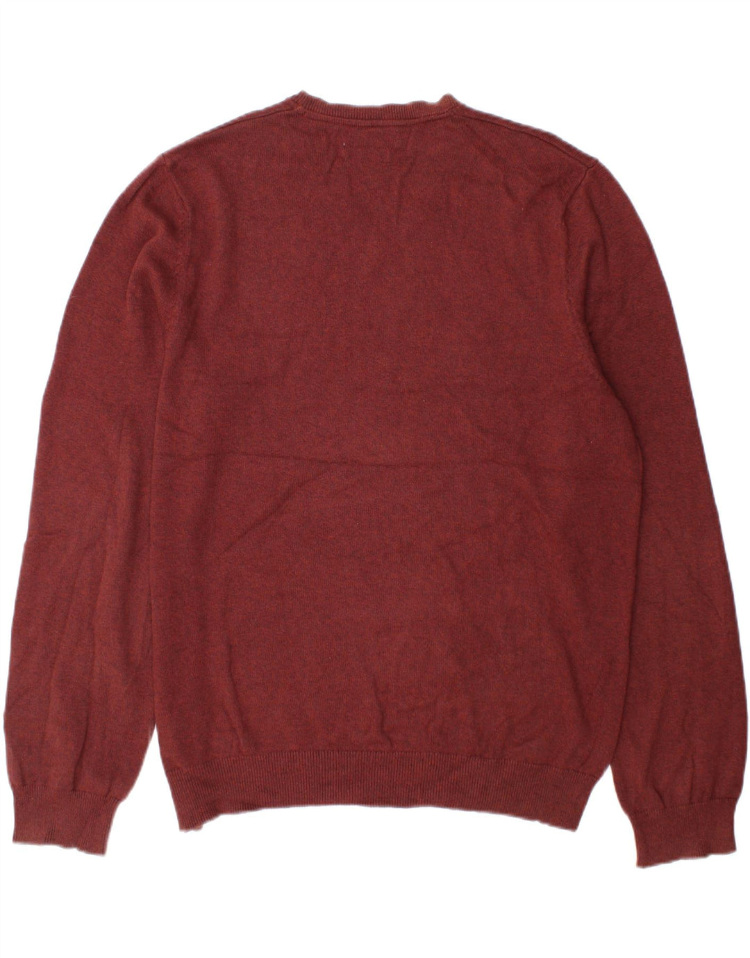 Marks & Spencer Jersey con cuello en V para hombre XL Algodón marrón