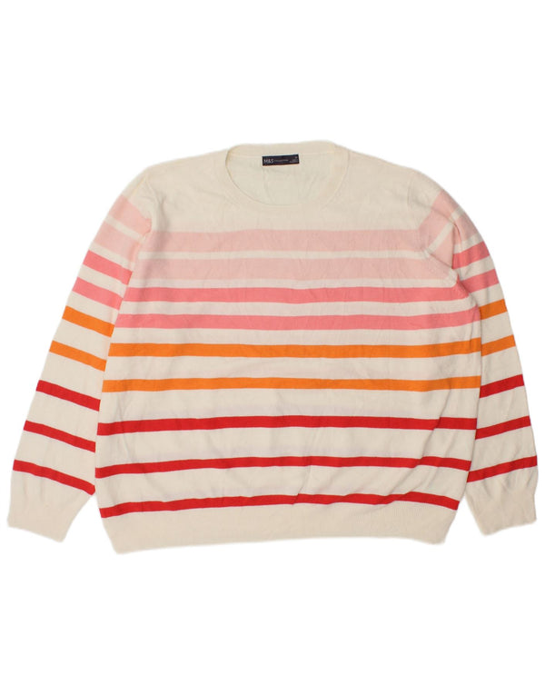 Marks & Spencer Suéter de Cuello Redondo para Mujer UK 22 3XL Multicolor