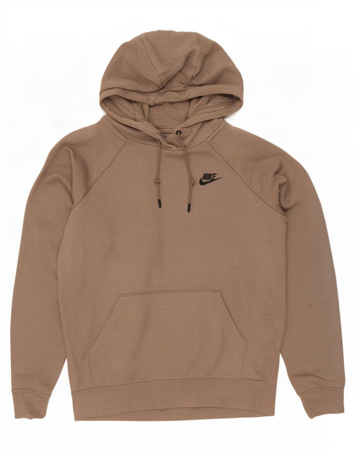 Nike - Sudadera con capucha para hombre, talla pequeña, algodón marrón