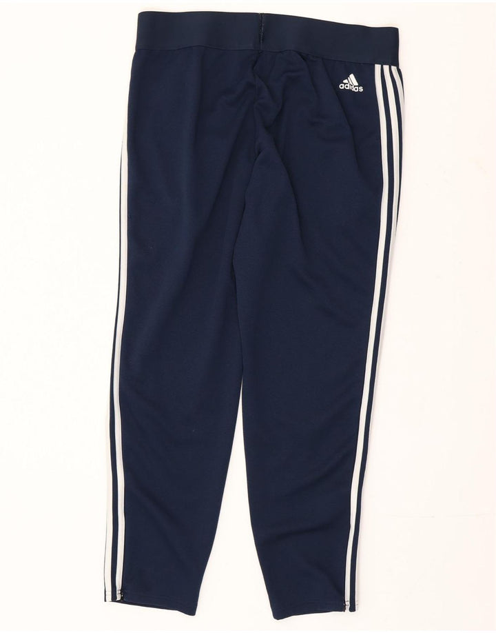 Adidas - Pantalón de chándal para mujer, talla 48/18, talla grande, azul marino, poliéster